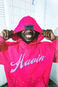 HAVIN HOODIE PINK 00